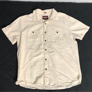 Hemp Blend Short Sleeve Button Up Shirt